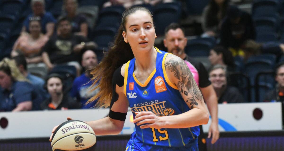 Anneli Maley was outstanding for the Spirit against Sydney.