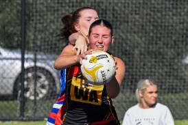 Leitchville-Gunbower wing attack Madison Elliott. Picture by Darren Howe