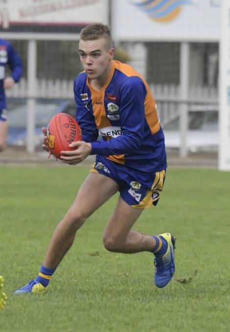 Jake Thrum in action for the Bulldogs in 2019. 