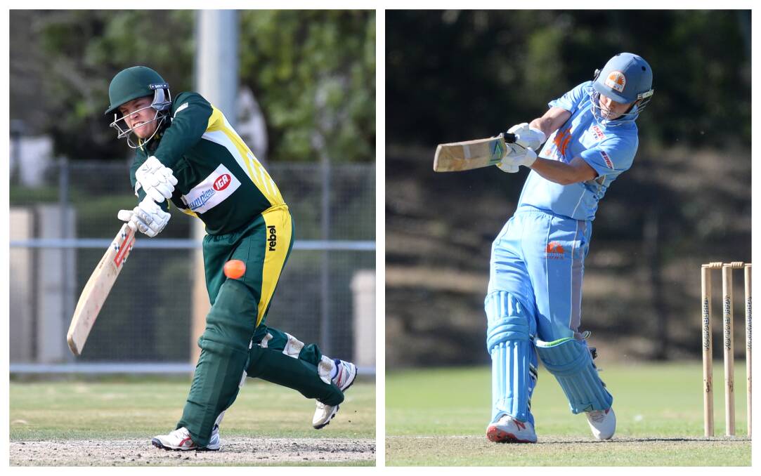 KEY DUO: Kangaroo Flat T20 captain Dylan Gibson and Strathdale-Maristians batsman Andrew Chalkely.