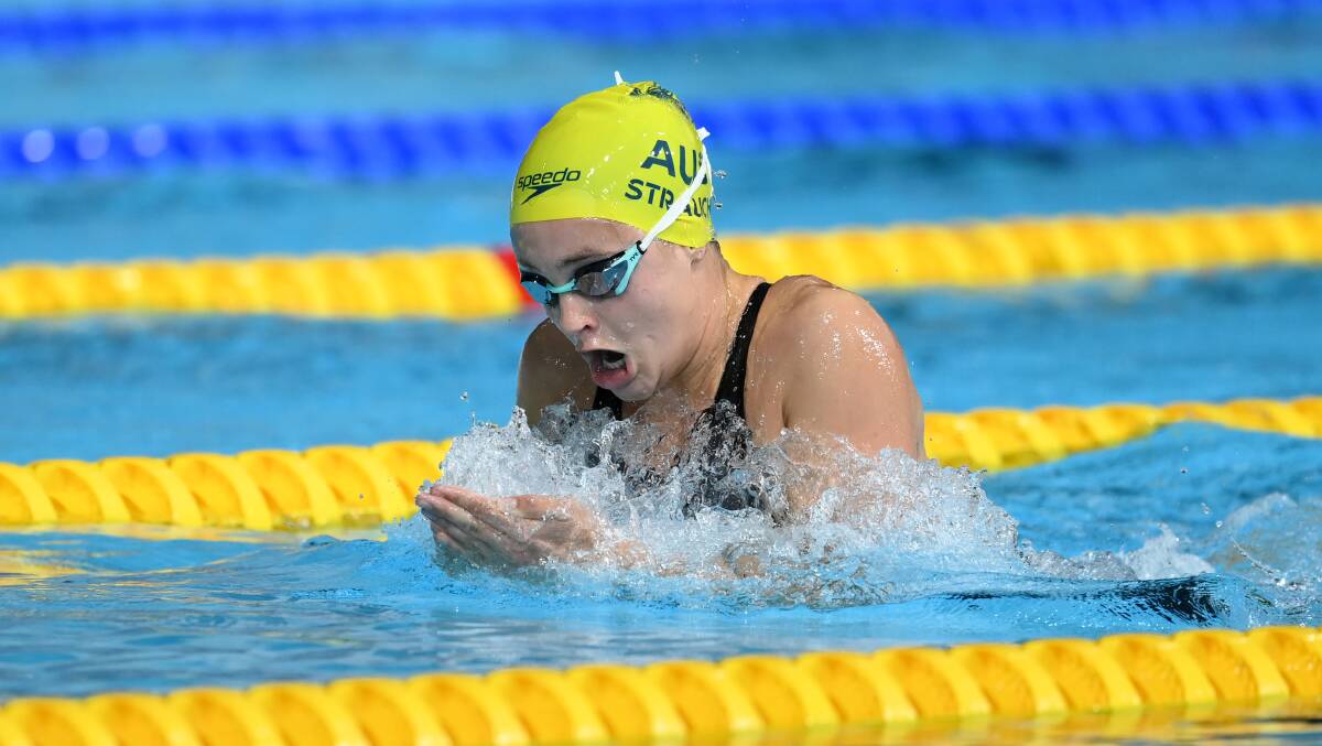 Jenna Strauch at the Commonwealth Games. Picture: GETTY IMAGES