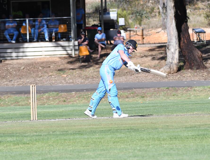 Andrew Chalkley on his way to 130 not out against Bendigo United.