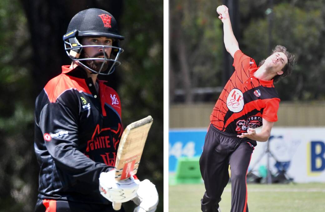 Brayden Stepien and Luke Stagg will play for Victoria Country at the Australian Country Cricket Championships.