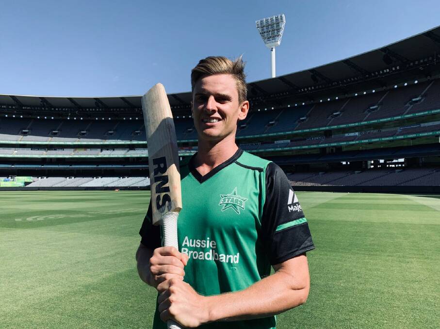 SACRED TURF: James Seymour on the MCG. Picture: MELBOURNE STARS