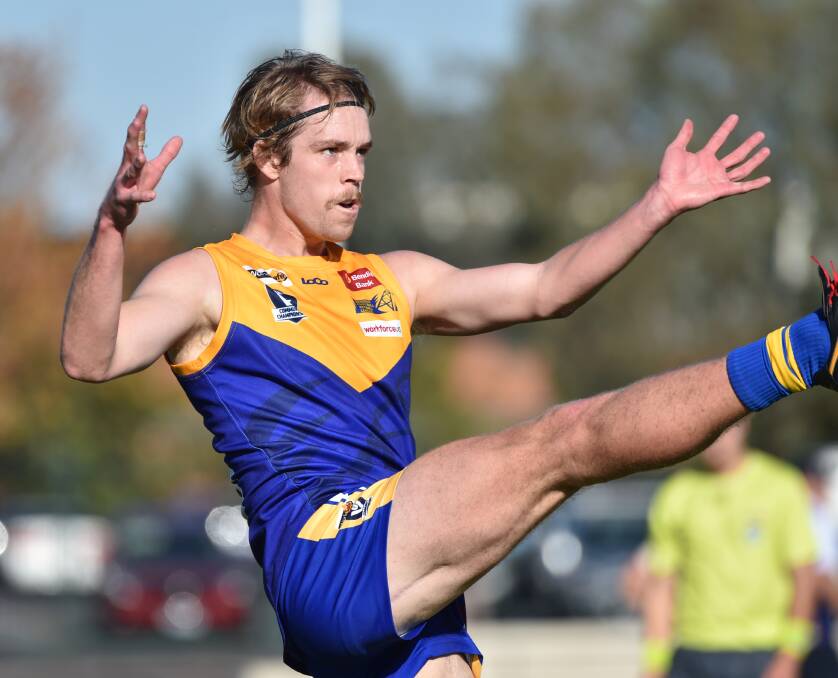 Gisborne's Pat McKenna was superb for the BFNL in inter-league action and now he'll play for Victoria Country. Picture: GLENN DANIELS