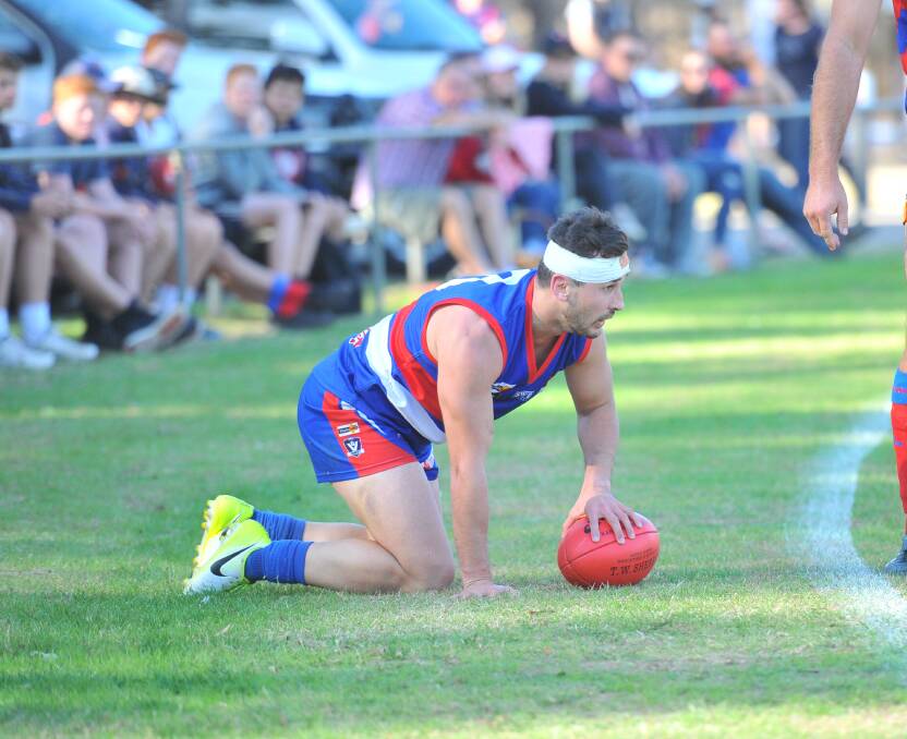 Billy Micevski playing for the Dogs in 2018.