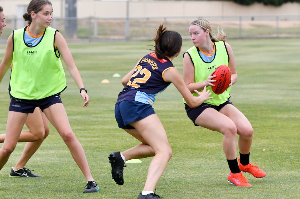 The Pioneers under-19 girls have shown great improvement this summer. Picture: BRENDAN McCARTHY