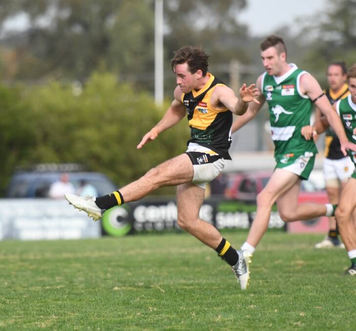 TOP TIGER: Max O'Sullivan is back in the Kyneton team for Saturday's big clash with Sandhurst.