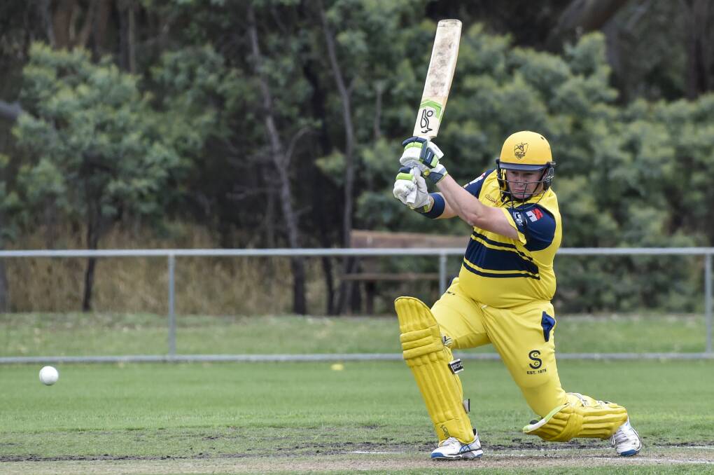 Strathfieldsaye captain Ben Devanny will play a major role with bat and ball in the Jets' finals campaign. Picture: DARREN HOWE