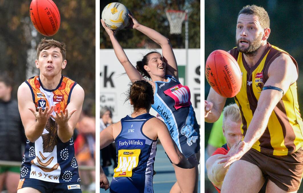 Which footy and netball leagues will resume this weekend?