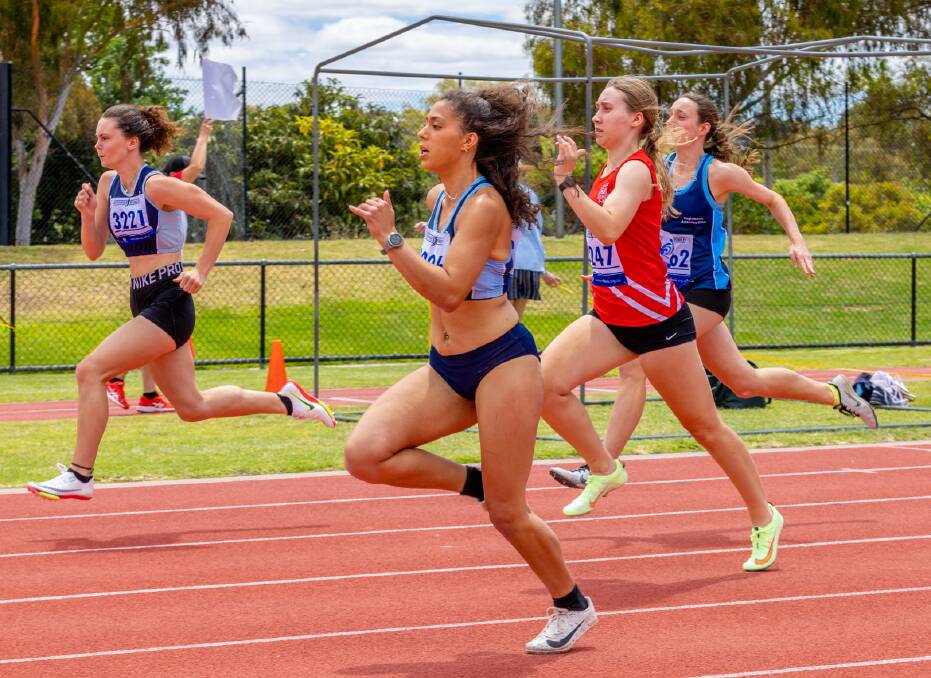 Laura Kadri is the defending champion in the Sally Conroy Memorial 200m. Picture: RYK NEETHLING