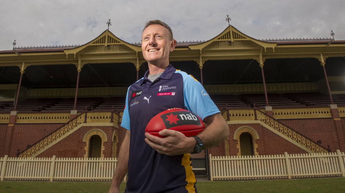 POSITIVITY: Bendigo Pioneers coach Damian Truslove can't wait to get back into training with the club early next month. Picture: DARREN HOWE