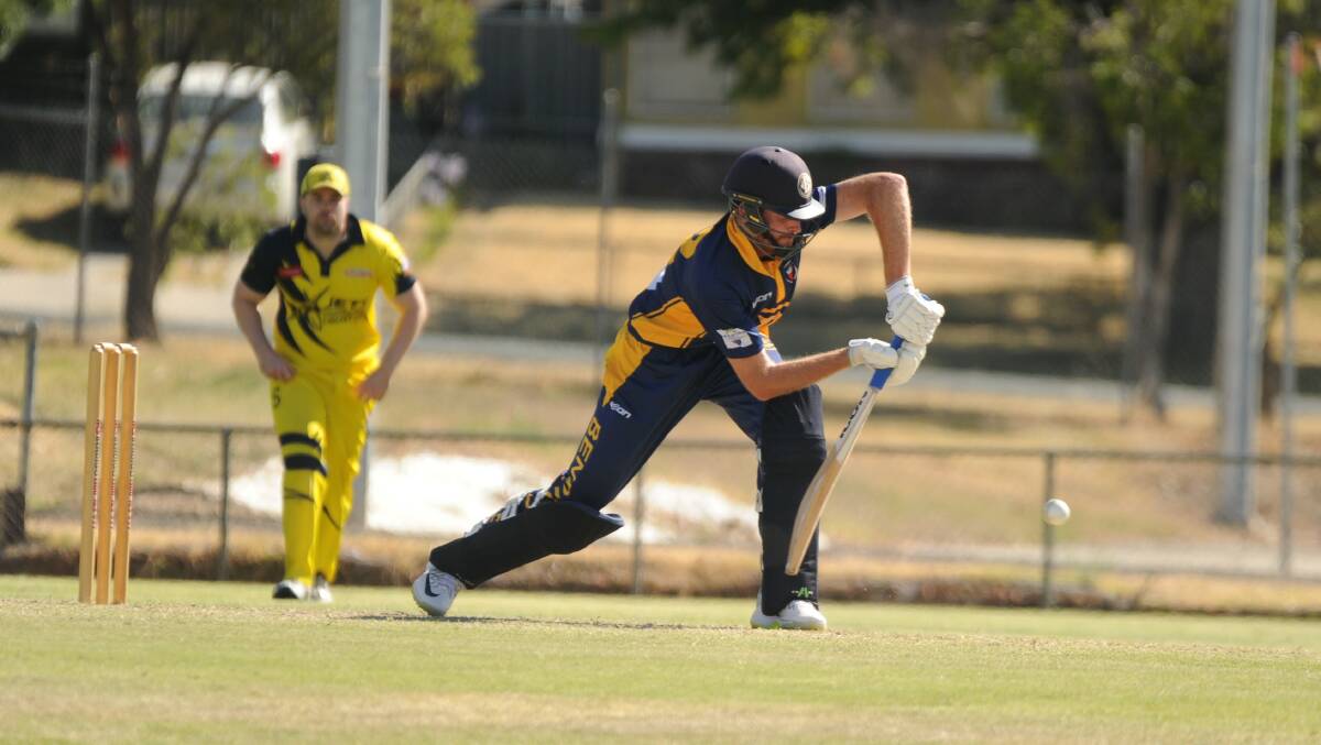 Shane Koop in action for the Goers. Picture: LUKE WEST