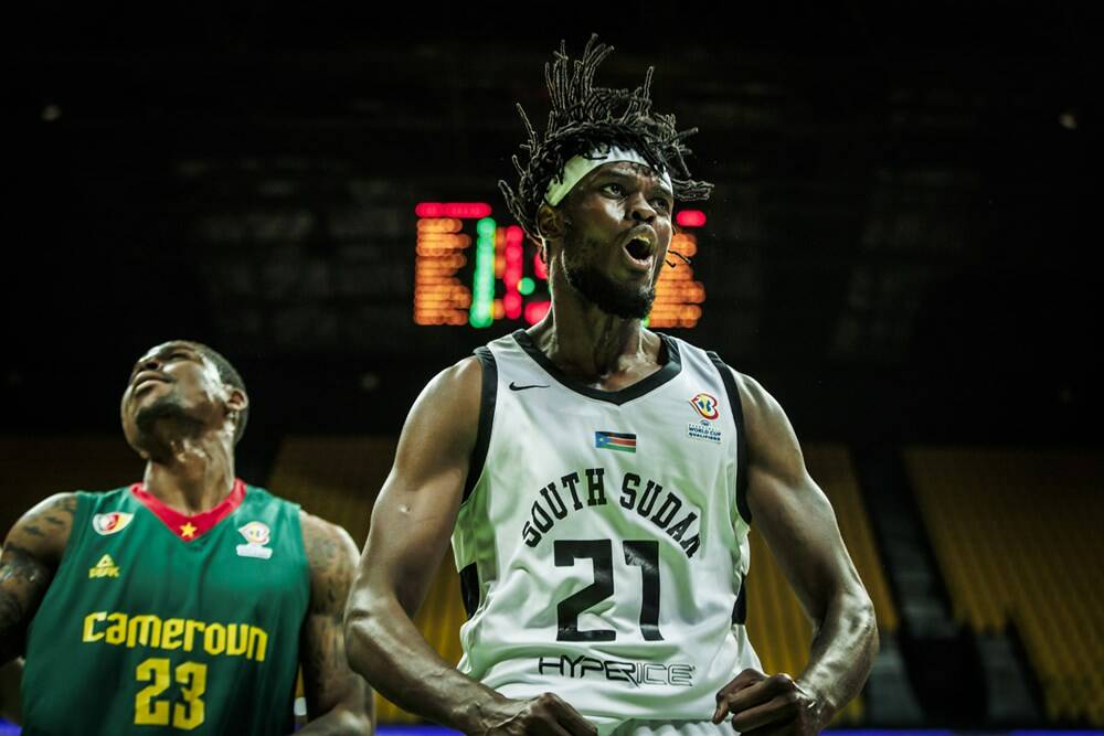 South Sudanese centre Koch Bar is an exciting addition to the Braves playing roster. Picture by FIBA