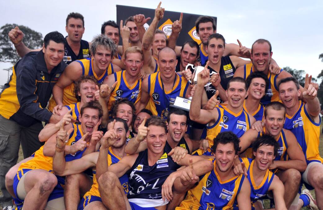 The 2009 BFNL team after defeating Ballarat.