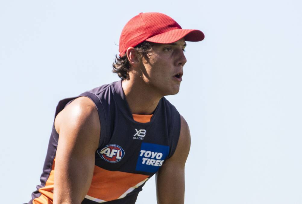 CLOSE TO HOME: Jye Caldwell is back in Victoria after two years in Sydney with the GWS Giants.