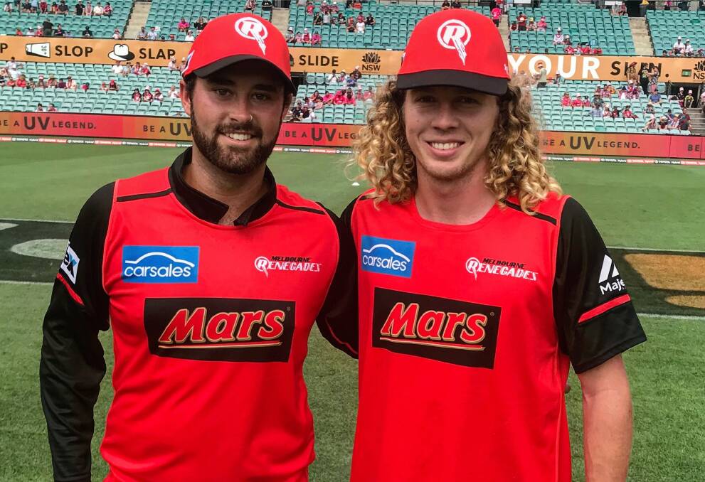 Brayden Stepien made his BBL debut at the SCG alongside fellow rookie Nathan McSweeney.