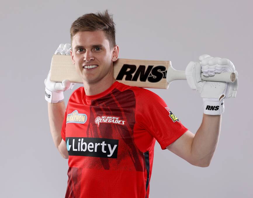 CHANGE OF SCENERY: James Seymour was in the green of the Melbourne Stars last summer, but now he's a Melbourne Renegade.