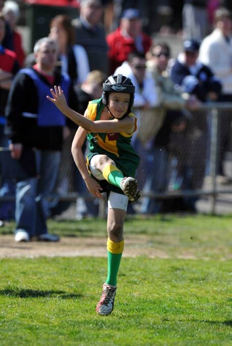 Flashback to Perez playing for St Kilian's-St Peter's in the BJFL under-12 finals in 2010.