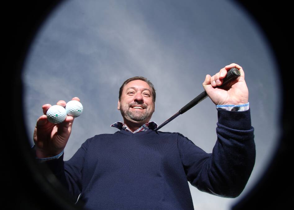DOUBLE THE FUN: Neangar Park's Phil DeAraugo scored two hole-in-ones at the weekend. Picture: GLENN DANIELS