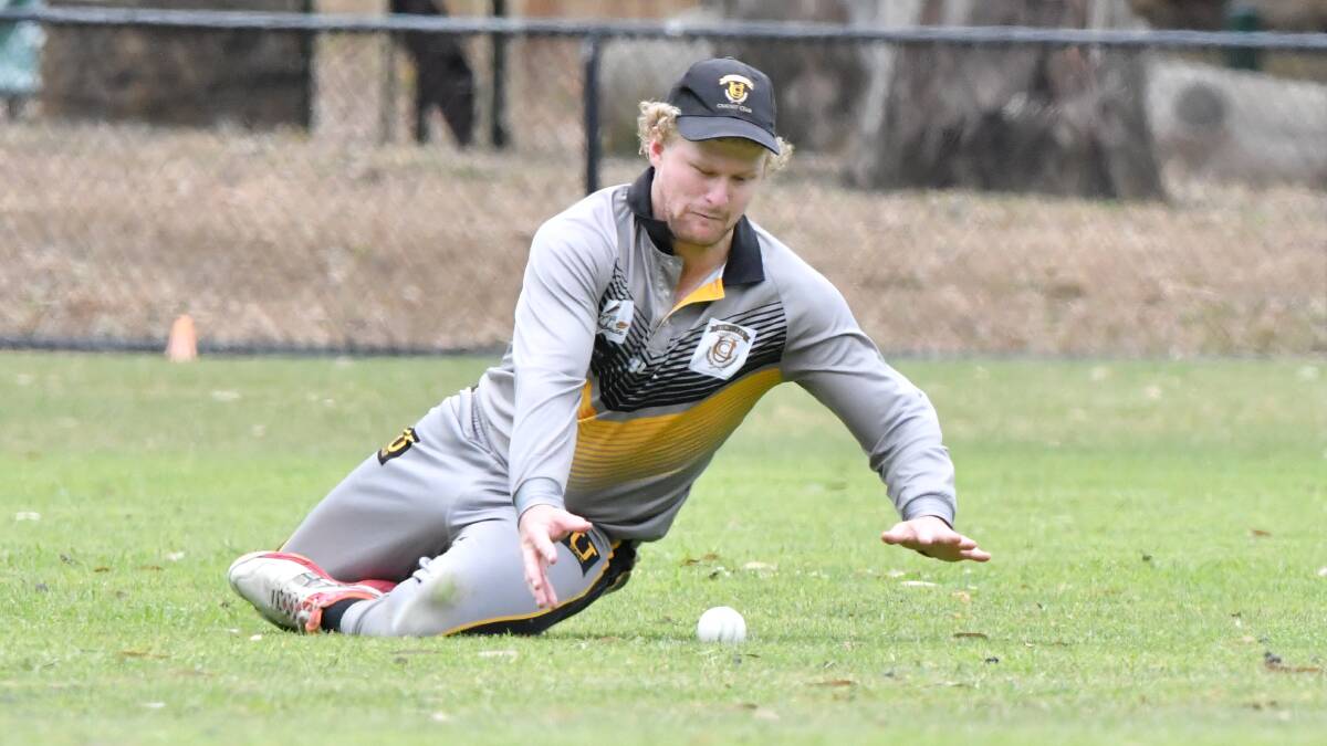 SLIDE: United's Harry Whittle will be a key player in Tuesday night's Twenty20 clash with Emu Creek. Picture: NONI HYETT