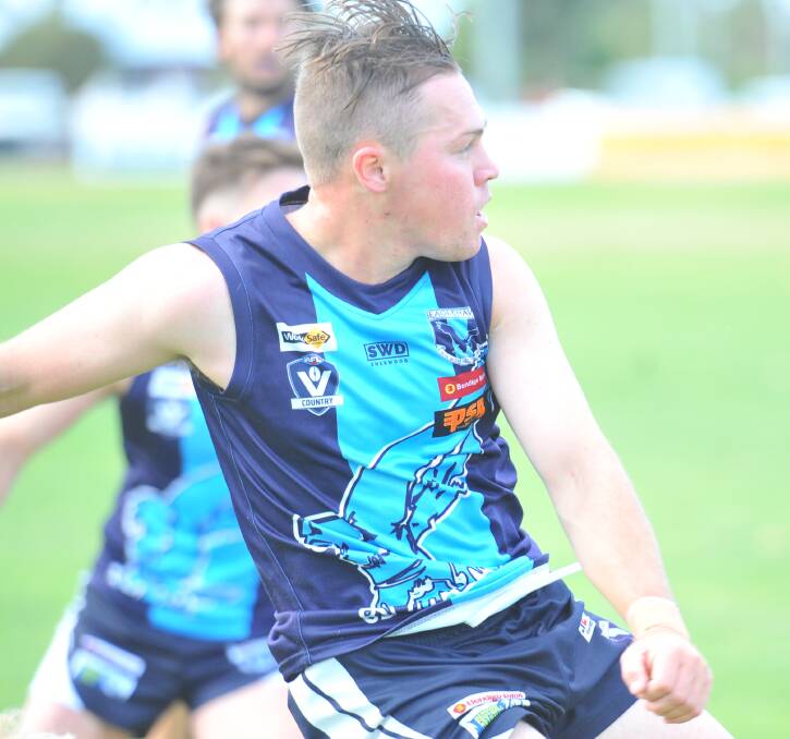 Riley Saunders kicked the match-winning goal for Eaglehawk.