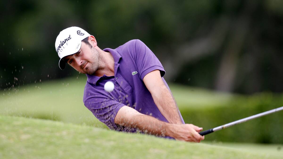 LOW ROUND: Rhein Gibson fired an eight-under par 63 in the final round to win the BMW Charity Pro-Am in South Carolina.