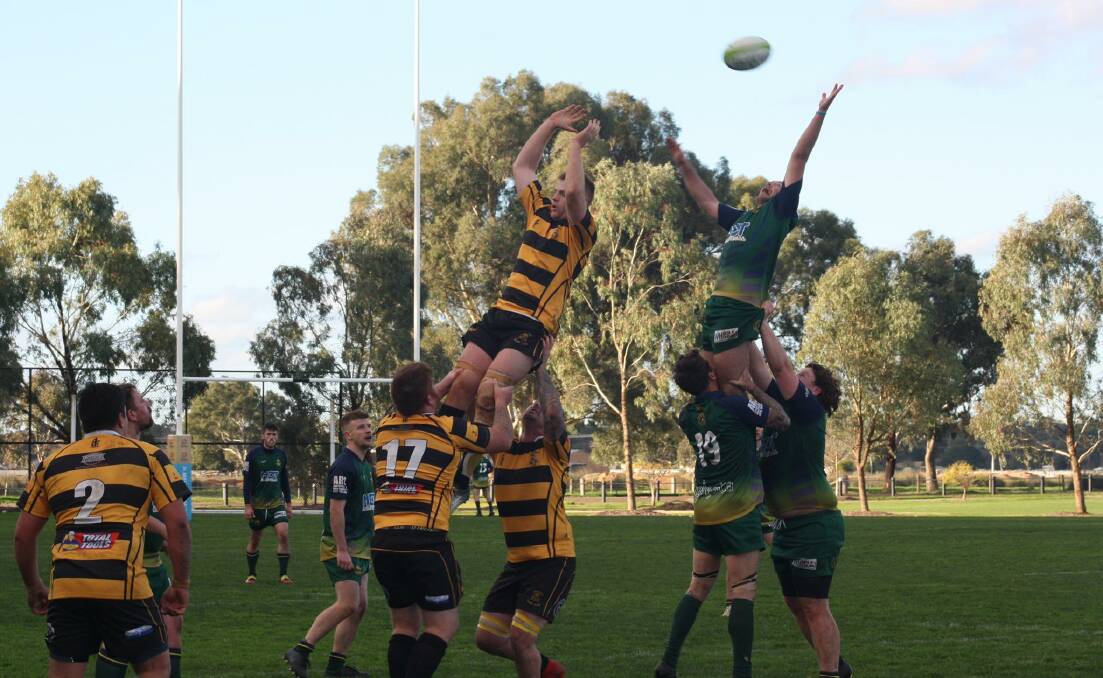 Action from the Fighting Miners versus Maroondah clash. Picture: Bendigo Fighting Miners