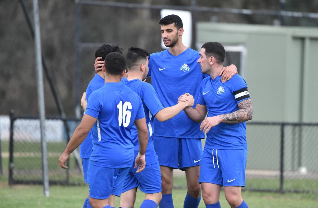 Shepparton United scored a hard-fouth 2-0 win over Spring Gully. Picture: NONI HYETT