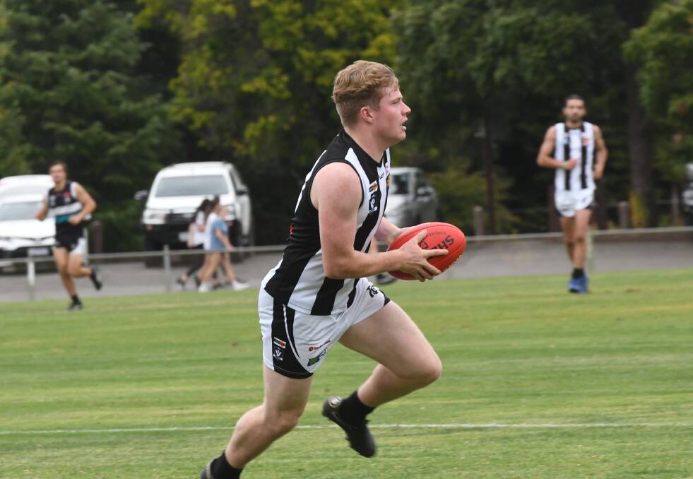Jack Chester kicked seven goals the last time Castlemaine played Maryborough. Picture: ANTHONY PINDA