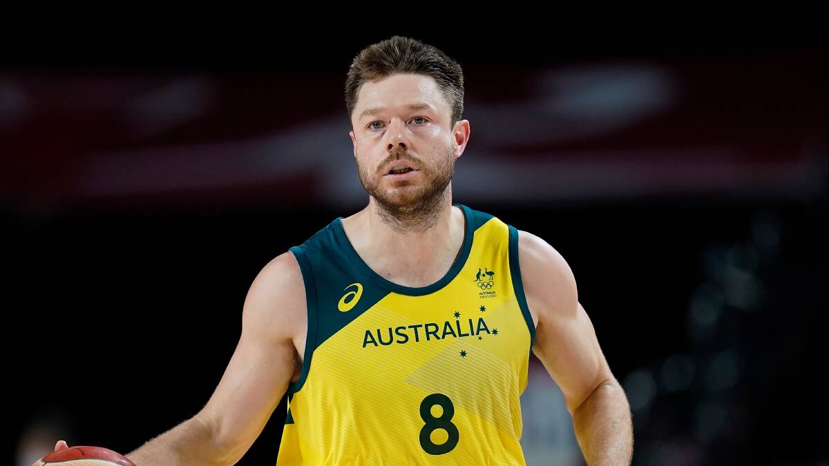 Matthew Dellavedova in action for the Boomers at the Olympics. Picture: AAP