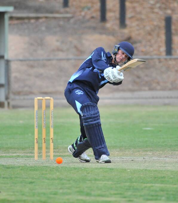 GOOD DAY: James Ryan made 69 and took 1-21 for Vic Country.