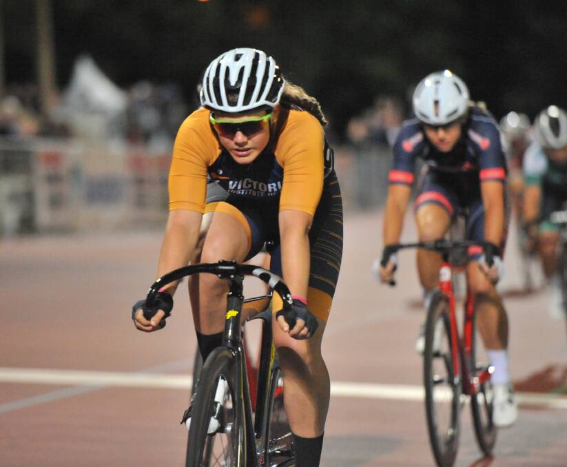 SPEED MACHINE: Alessia McCaig is one of the best track cyclists in Australia.