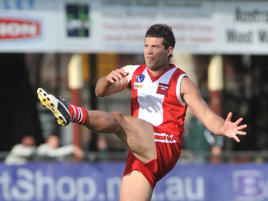 South Bendigo's Dayne Frew kicked 41 goals in the first eight rounds of 2008.