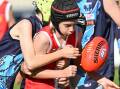 South Bendigo hosted Eaglehawk in the opening grading games for under-14s in the Bendigo Junior Football League. Pictures by Darren Howe