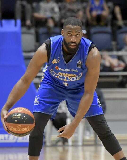 BACK ON COURT: Braves import Deonte Burton scored six points in his first game back from a calf injury.