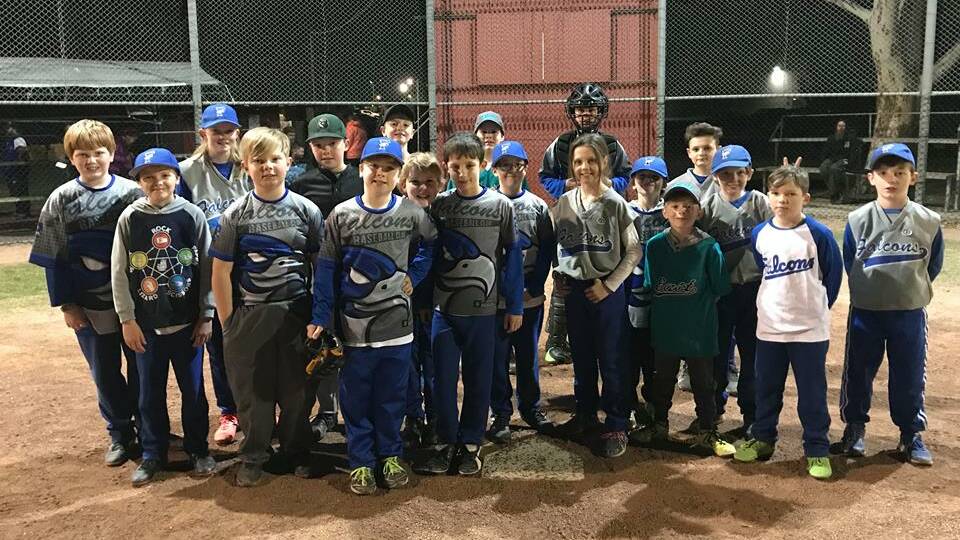 BATTER UP: Some of the junior baseballers who participated in Friday night's matches at Eaglehawk. Picture: CONTRIBUTED