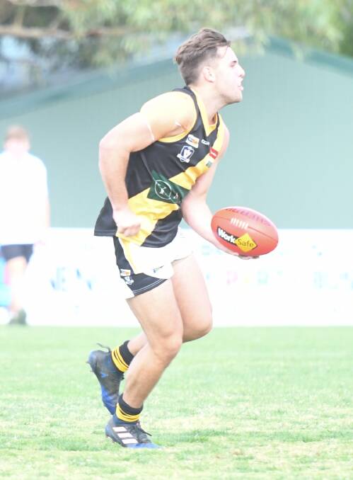 Ethan Foreman kicked eight goals for the Tigers on Saturday.