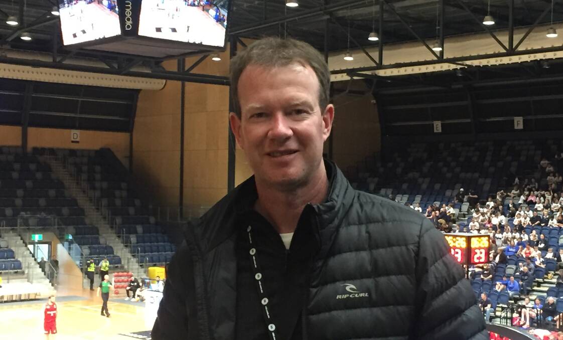 FAMILIAR TERRITORY: Mat Campbell was back in his hometown on Thursday in his role as general manager of the Illawarra Hawks.