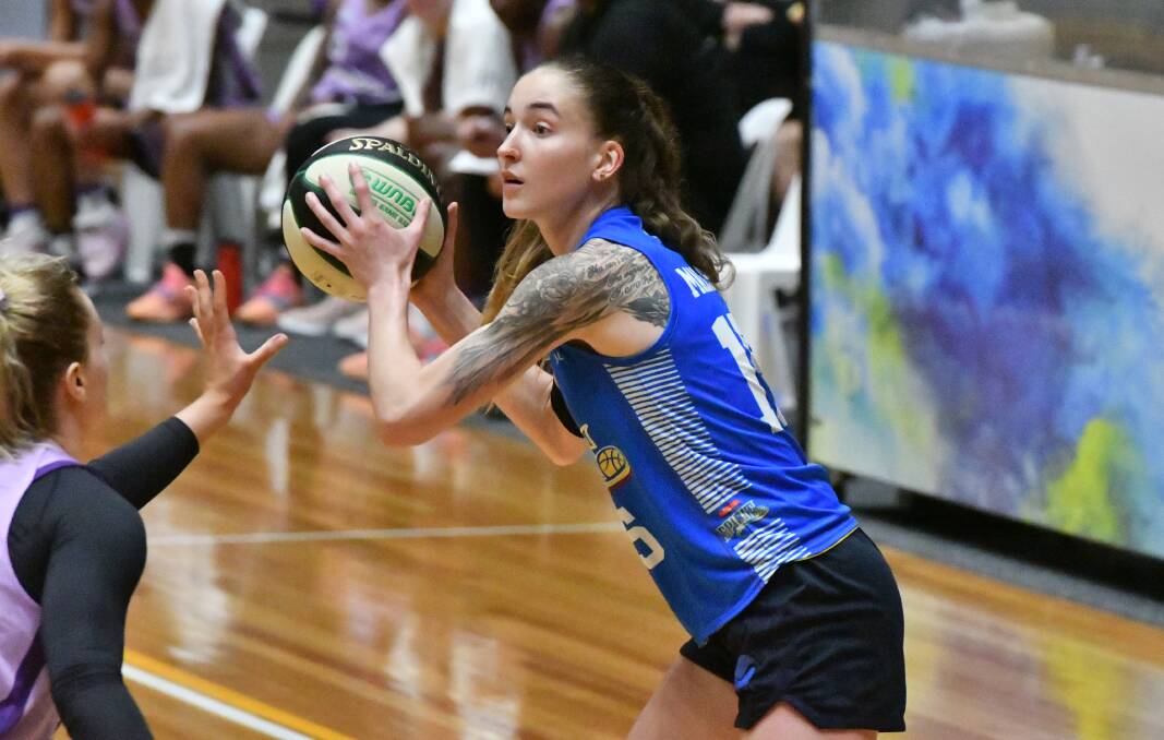 Bendigo Spirit's Anneli Maley will travel to Sydney later this month for an Opals training camp. Picture: NONI HYETT
