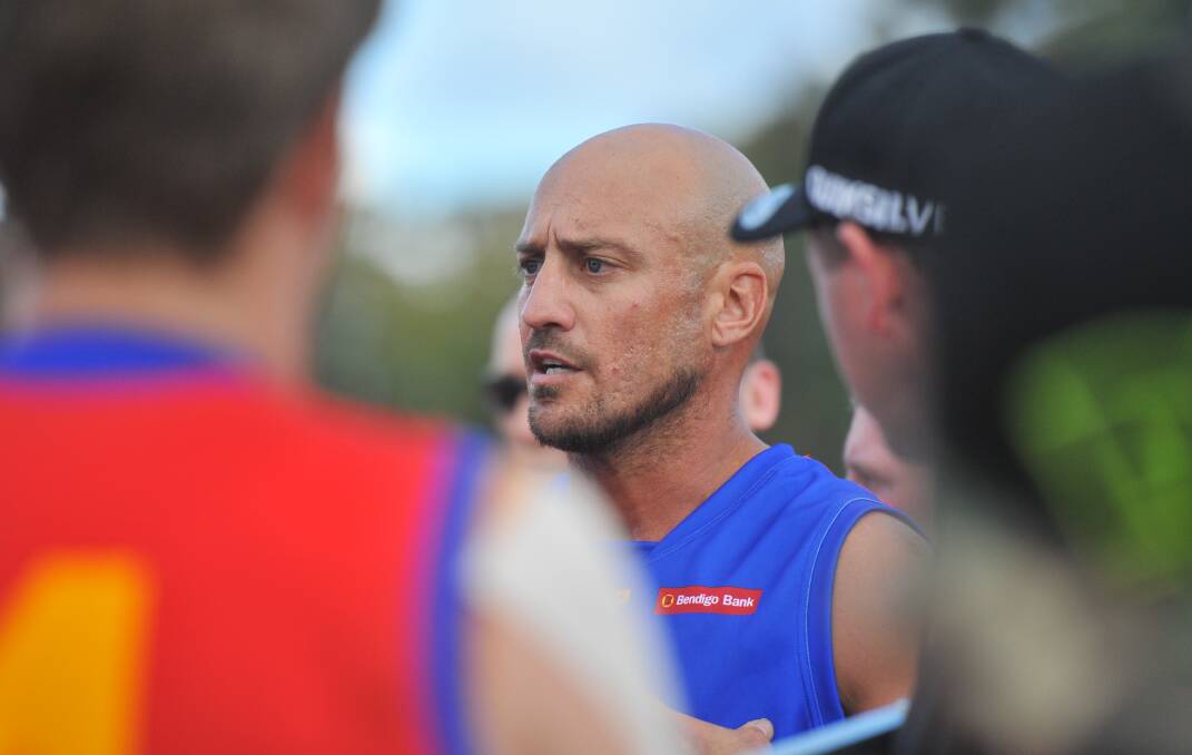 Damien Lock in his coaching stint with Marong in the LVFNL.