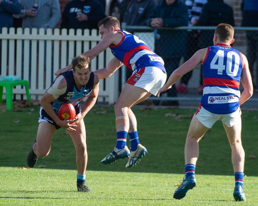 Eaglehawk and Gisborne are two of the BFNL's hardest hit clubs when it comes to restrictions on Melbourne-based players. Picture: PETER WEAVING