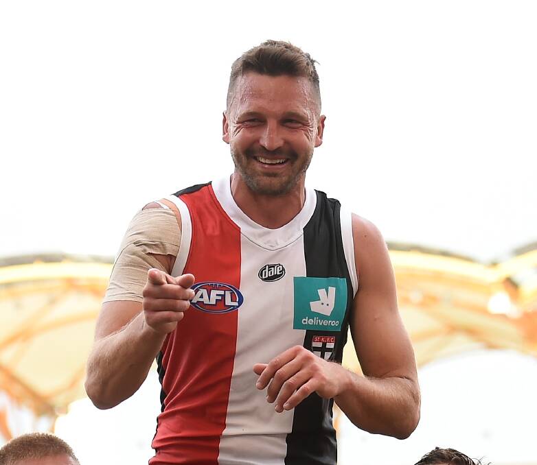 St Kilda captain Jarryn Geary. Picture: GETTY IMAGES
