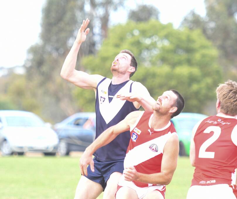 Lachlan Sidebottom in action for Inglewood.