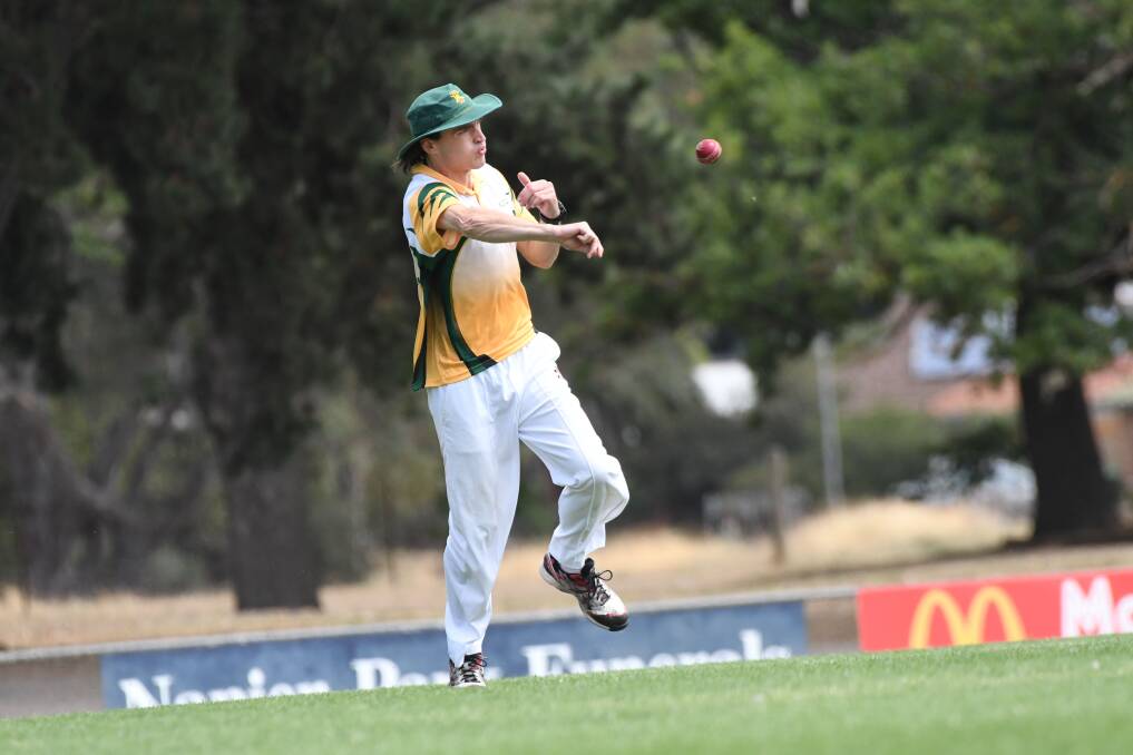 GREAT ARM: Castlemaine's Johnny Watson in the field.
