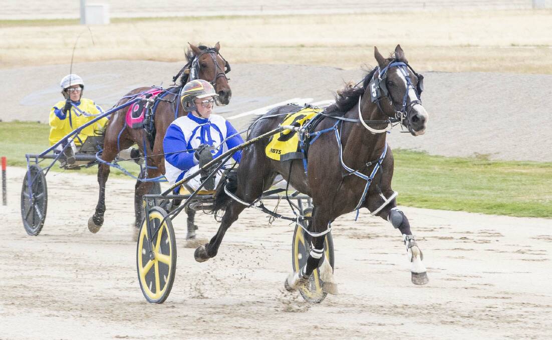 Goodboy Cowboy thrashes its rivals in the opening event of the Melton meeting. Picture: STUART McCORMICK