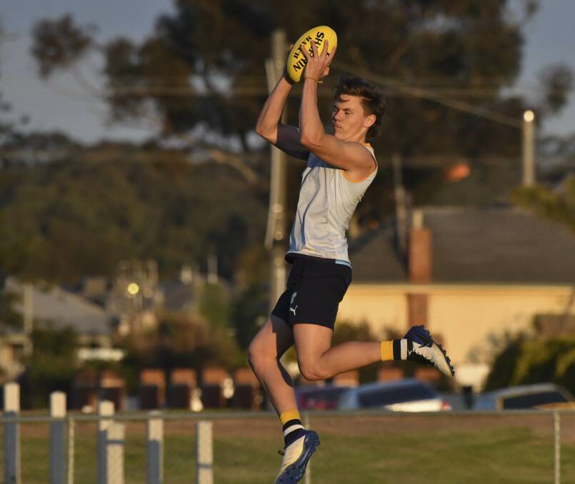 Cooper Hamilton has attracted interest from AFL clubs. Picture: NONI HYETT