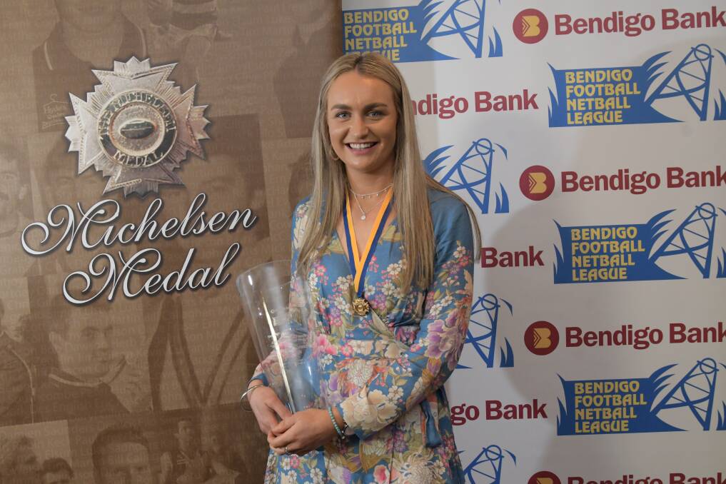 Gisborne's Maddy Stewart after winning her first Betty Thompson Medal. Picture: NONI HYETT
