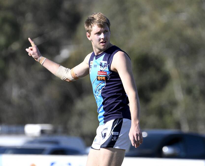 RELIEVED: Cam McGlashan will play against Strathfieldsaye this weekend after he received a reprimand at the Bendigo Football Netball League tribunal on Tuesday night.