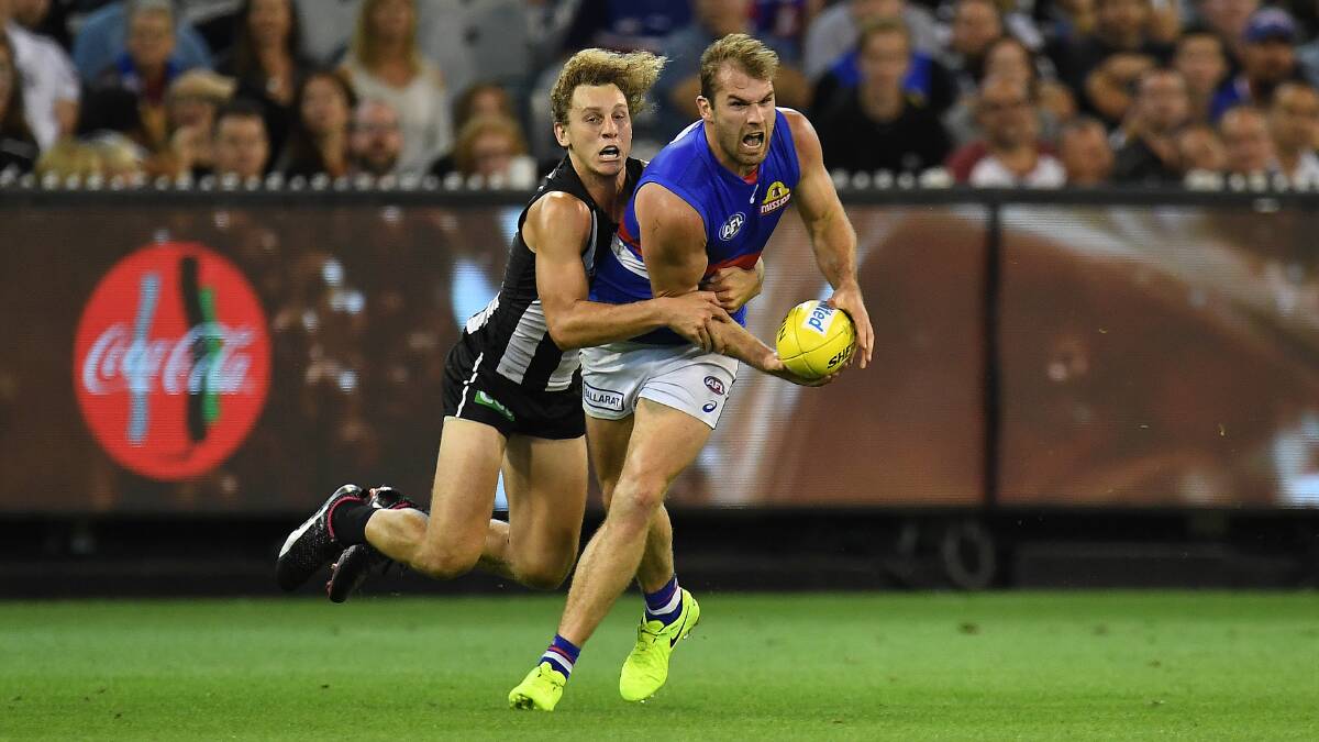 Stewart Crameri in action for the Bulldogs in 2017. Picture: FAIRFAX MEDIA